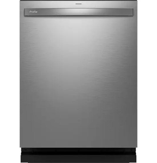 GE Profile 24 in Smart Built-In Top Control Fingerprint Resistant Stainless Dishwasher w/ Microban Technology, 44 dBA